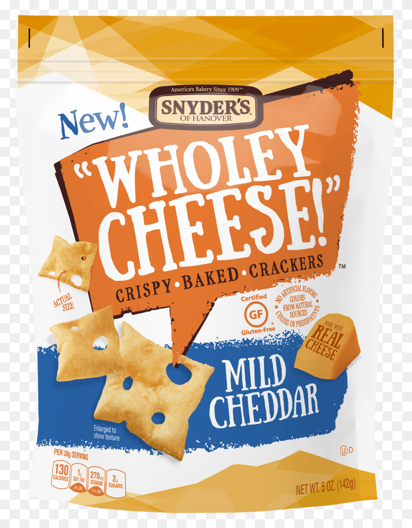 1487x1941 Mild Cheddar Gluten Free Baked Cheese Crackers 5 Oz Cheddar Cheese, Bread, Food, Cracker HD PNG Download