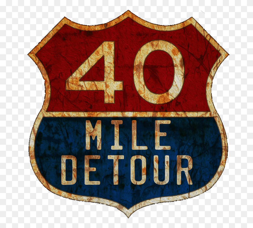 689x696 Mile Detour Logo Badge, Armor, Symbol, Trademark Descargar Hd Png
