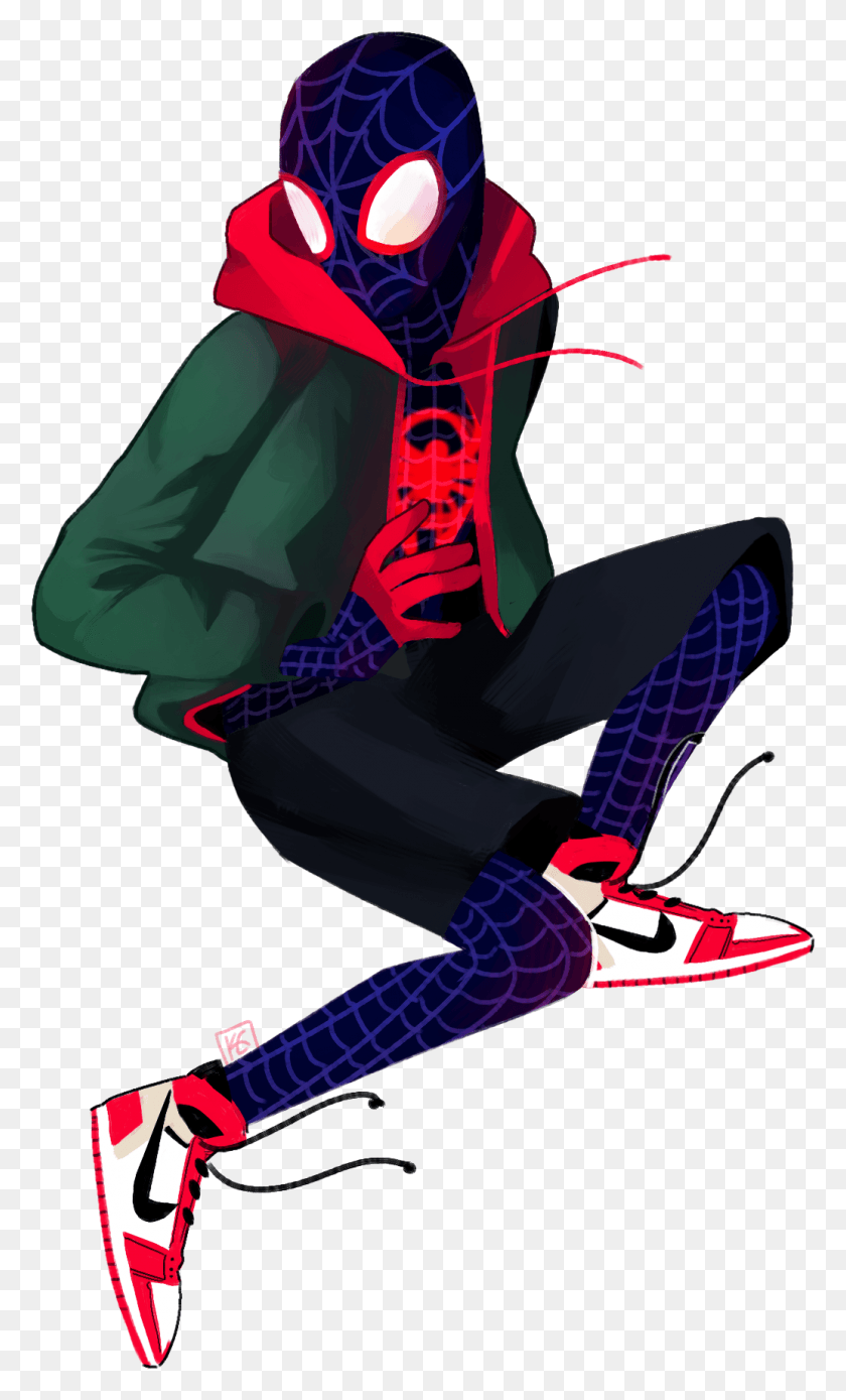1034x1763 Miles Morales Spider Verse Miles Morales, Clothing, Apparel, Person HD PNG Download