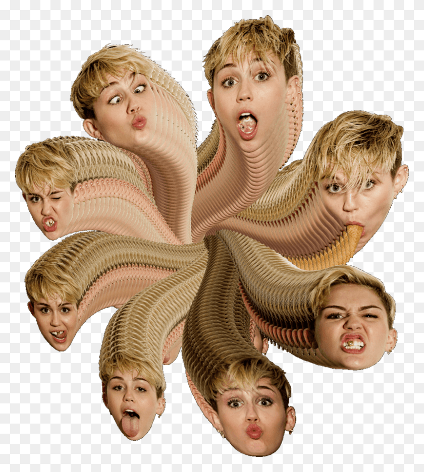 800x899 Miley Cyrus Bargerz Tour Visuals Miley Cyrus Photoshop, Person, Human, Collage HD PNG Download