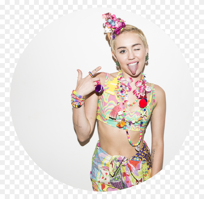 760x760 Miley Hippie, Person, Clothing, Face HD PNG Download