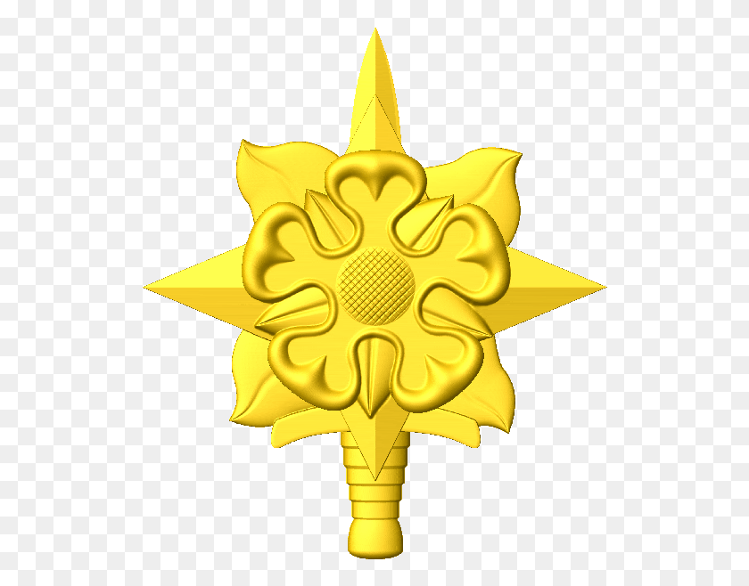522x598 Military Intelligence Branch Emblem Cnc Emblems, Gold, Symbol, Star Symbol HD PNG Download