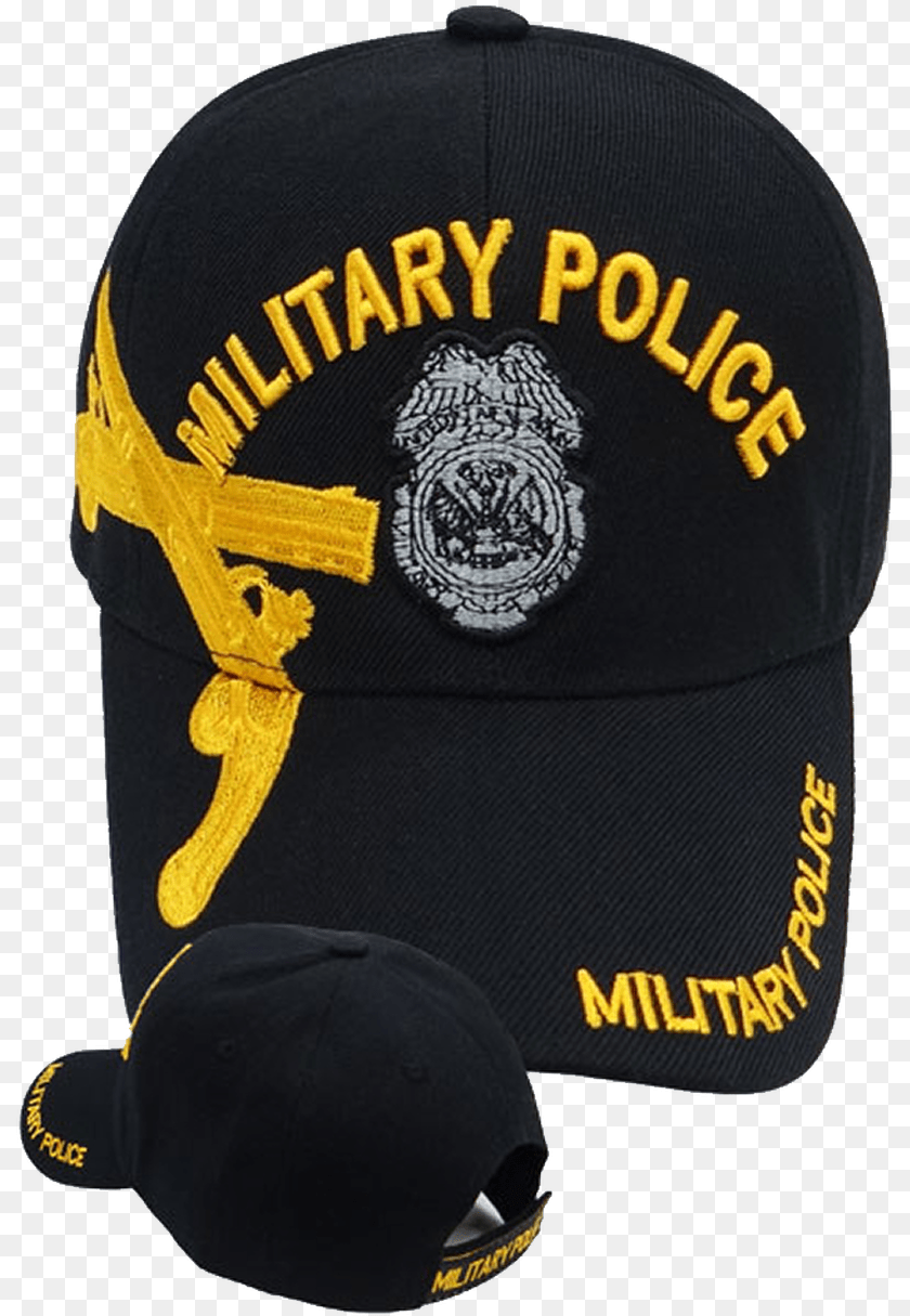 813x1215 Military Police Cap Black Baseball Cap, Baseball Cap, Clothing, Hat Sticker PNG