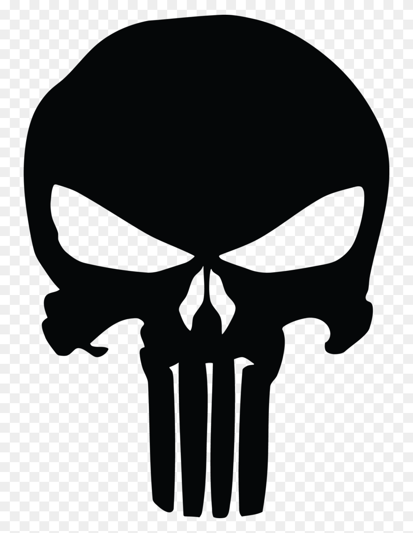 744x1024 Military Skull Logo Punisher Skull Clip Art, Label, Text HD PNG Download