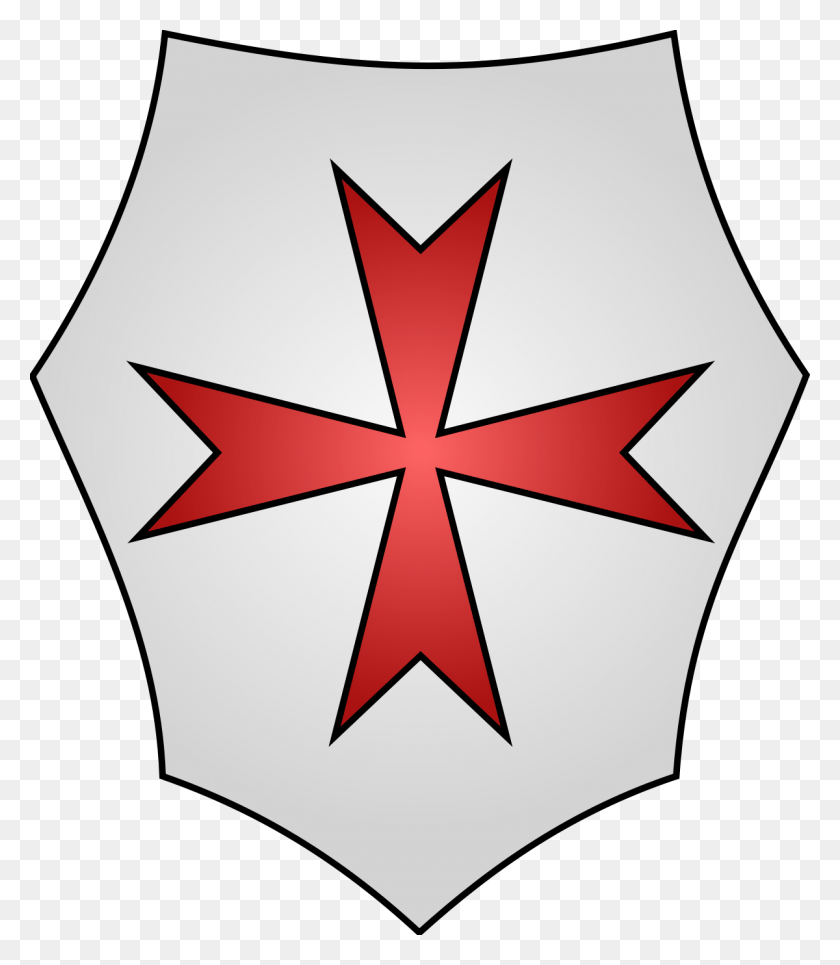 1200x1393 Militia Templi, Symbol, Star Symbol, Cross HD PNG Download