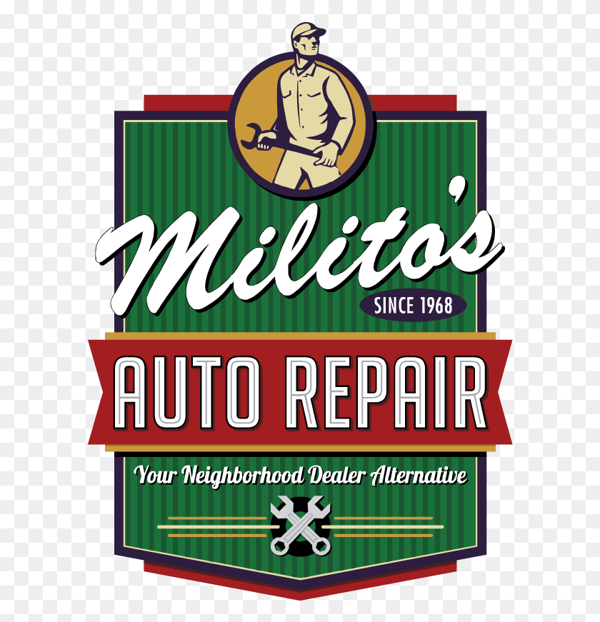 596x811 Militos Auto Repair Gas Station And Car Wash In Chicago Filling Station, Poster, Advertisement, Flyer HD PNG Download