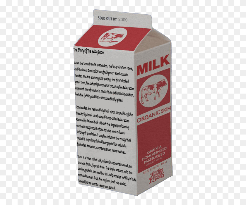 342x641 Milk Carton Mock Up, Text, Flyer, Poster HD PNG Download