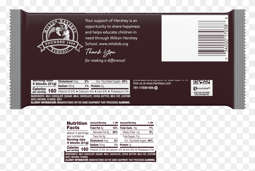 2723x1763 Milk Chocolate Candy Giant Bar 7 Oz, Label, Text, Paper Descargar Hd Png