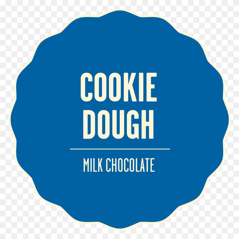 1785x1784 Milk Chocolate Cookie Dough 2X Circle, Label, Text, Logo Descargar Hd Png