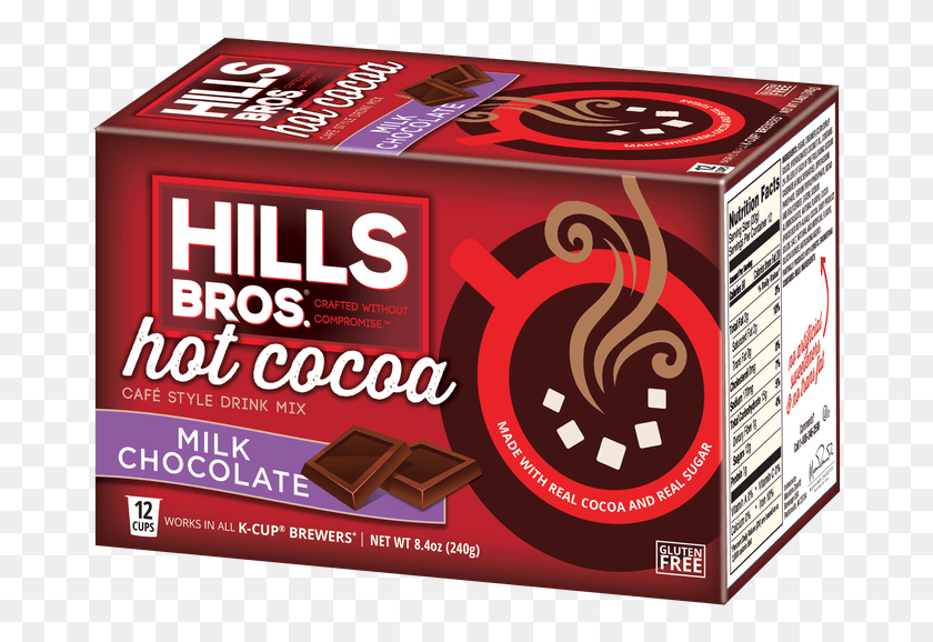679x518 Milk Chocolate Hot Cocoa Reviews Hot Cocoa Milk Chocolate Gluten Free, Poster, Advertisement, Text HD PNG Download