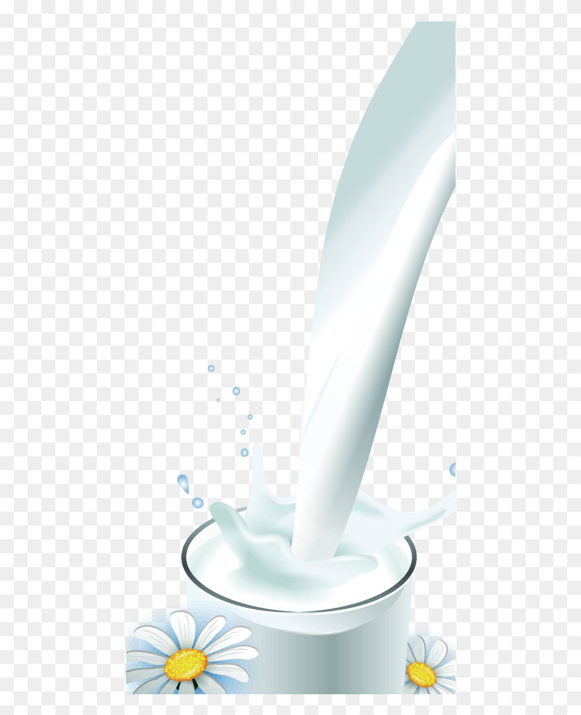 478x974 Milk Clipart Image Milk Glass Splash, Beverage, Drink, Dairy HD PNG Download