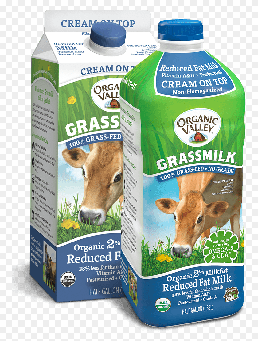 761x1047 La Leche Hg Rf Creamontop Grassmilk Rf Wcarafe Organic Valley Crema Superior Leche, Vaca, Ganado, Mamífero Hd Png
