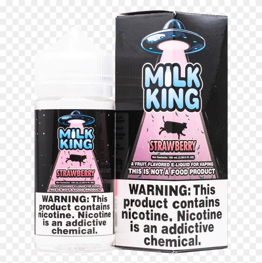 624x784 Milk King Strawberry 100ml Milk King Strawberry, Cosmetics, Label, Text HD PNG Download