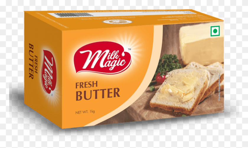 801x455 Milk Magic Butter Jai Shri Gayatri Food Products, Bread, Brie, Meal HD PNG Download