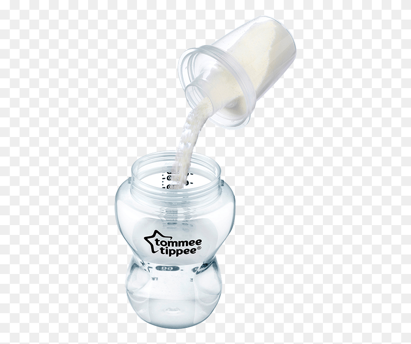 373x643 Milk Powder Dispenser Pouring Milk Powder Into Bottle Milk Powder Dispenser Tommee Tippee, Jar, Beverage, Drink HD PNG Download