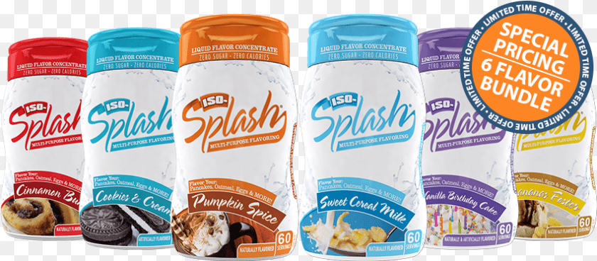 Milk Splash Flavors Convenience Food, Can, Tin, Dairy Transparent PNG