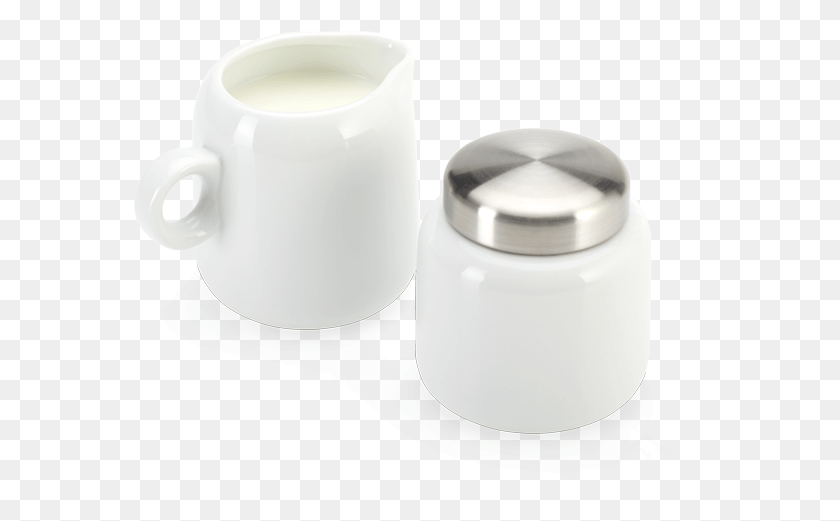 584x461 Milk Sugar Set Cup, Jar, Porcelain HD PNG Download
