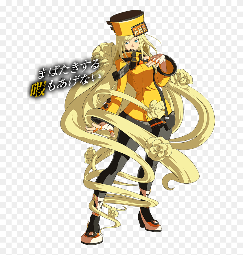654x823 Millia Rage Confirmed For Guilty Gear Xrd Sign Guilty Gear Revelator Millia, Hand, Graphics HD PNG Download