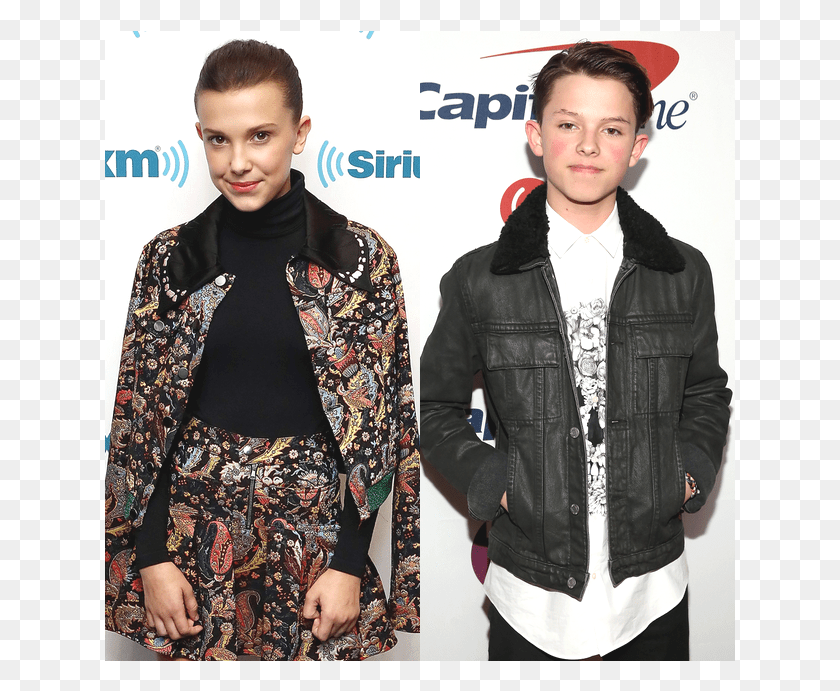 631x631 Millie Bobby Brown Siriusxm, Clothing, Apparel, Jacket HD PNG Download