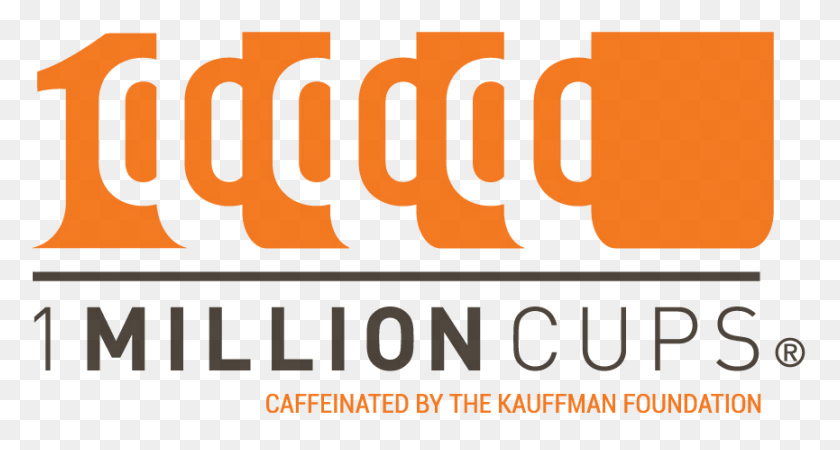 865x433 Million Cups 1 Million Cups Logo, Text, Number, Symbol HD PNG Download