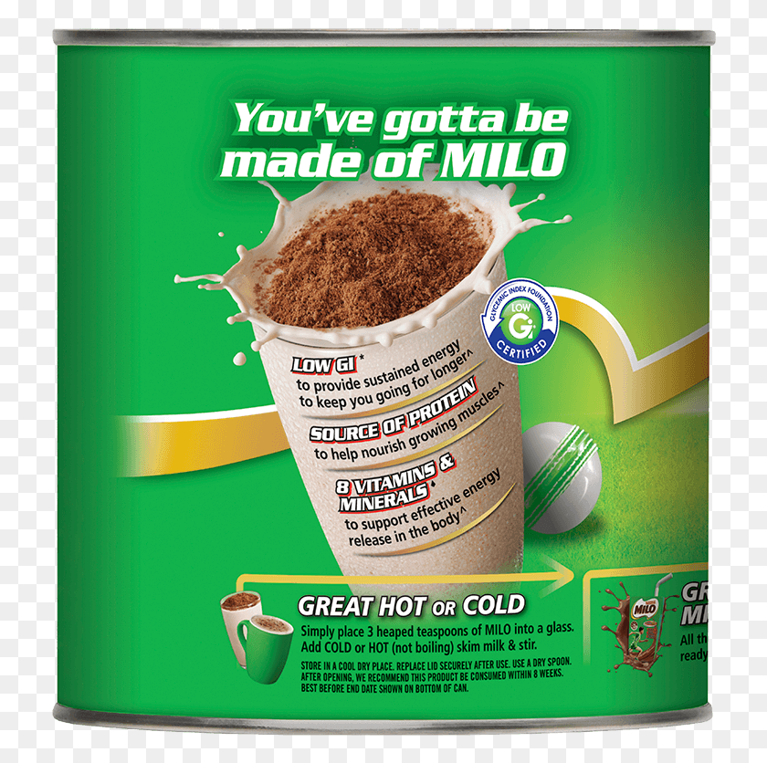 728x776 Milo Protein Shake, Ice Cream, Cream, Dessert HD PNG Download