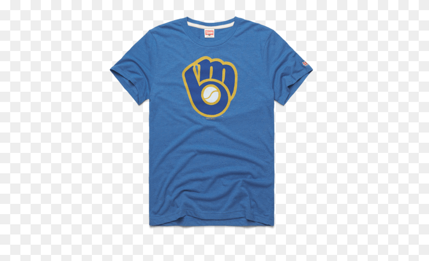 414x452 Milwaukee Brewers 3978 Milwaukee Brewers Old, Clothing, Apparel, T-shirt HD PNG Download