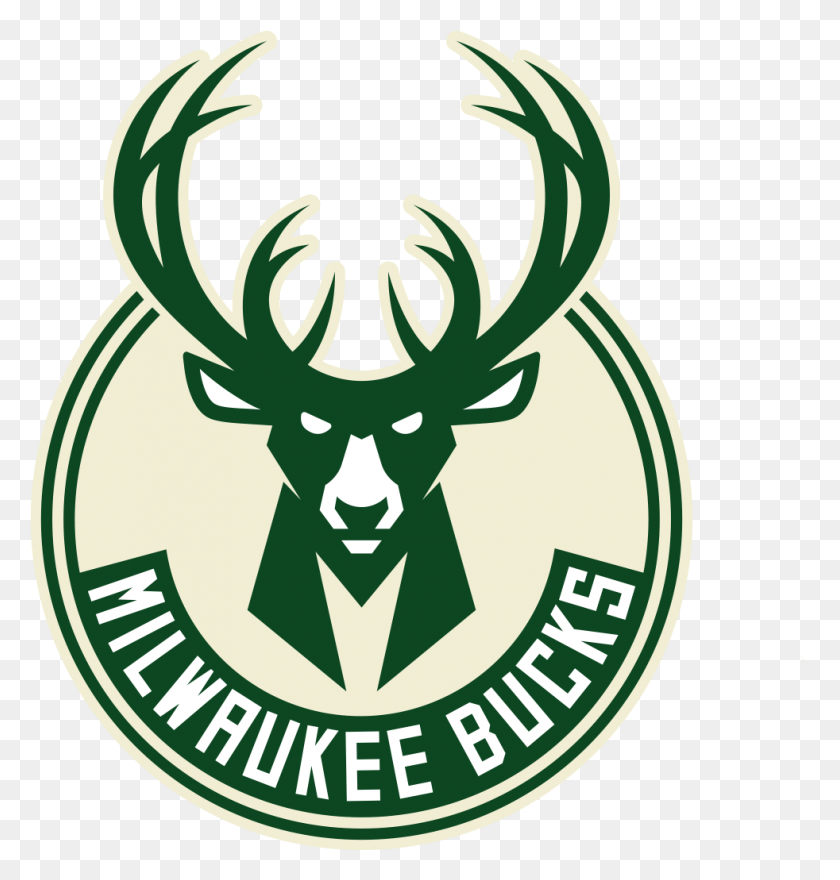 982x1033 Логотип Milwaukee Bucks Логотип Milwaukee Bucks Bw, Оленьи Рога, Символ, Товарный Знак Hd Png Скачать
