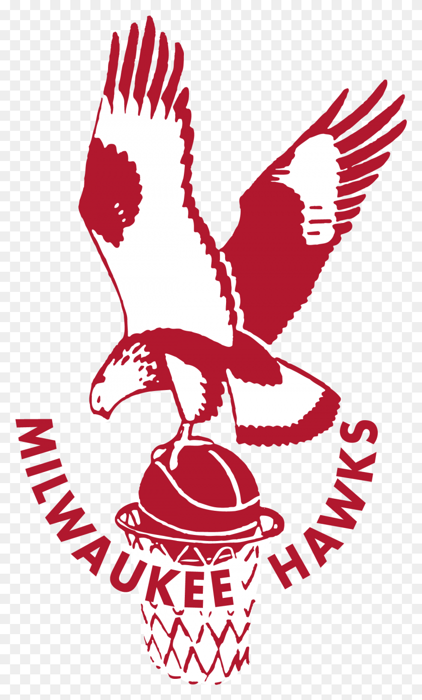 1235x2108 Milwaukee Hawks Logo St Louis Hawks Logo Nba, Symbol, Trademark, Animal HD PNG Download