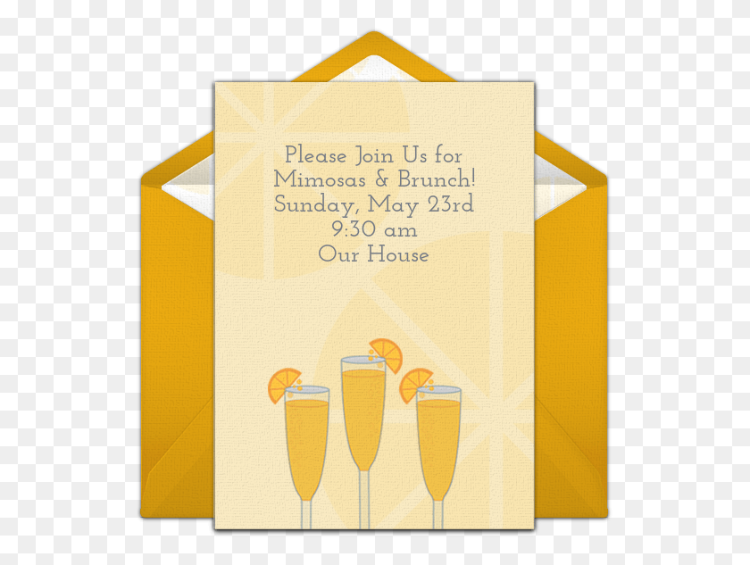 535x573 Mimosas Online Invitation Welcome Little Princess Text, Envelope, Book, Mail HD PNG Download