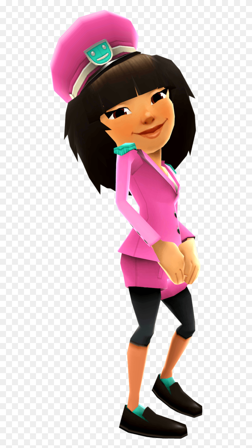 513x1429 Mina Subway Surfers Mina Pop Outfit, Person, Human, Hand HD PNG Download