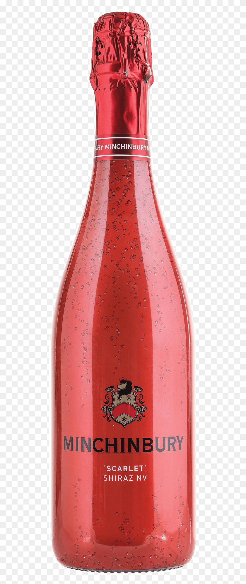 508x1931 Descargar Png Minchinbury Scarlet Sparkling Shiraz Glass Bottle, Bebidas, Bebida, Alcohol Hd Png