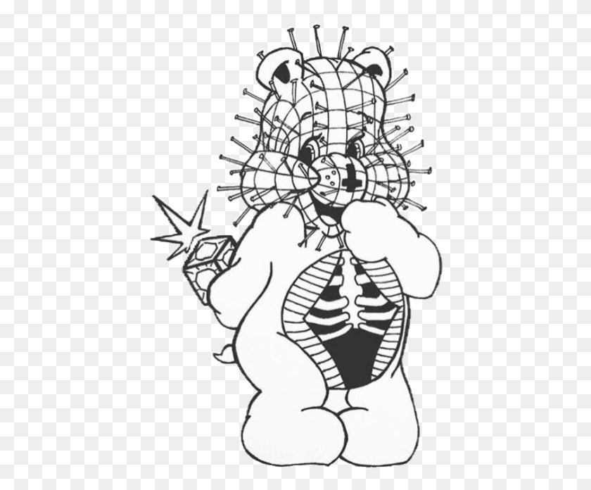 420x636 Mine Givecredit Carebear Care Bears Hellraiser Illustration, Wasp, Bee, Insect HD PNG Download