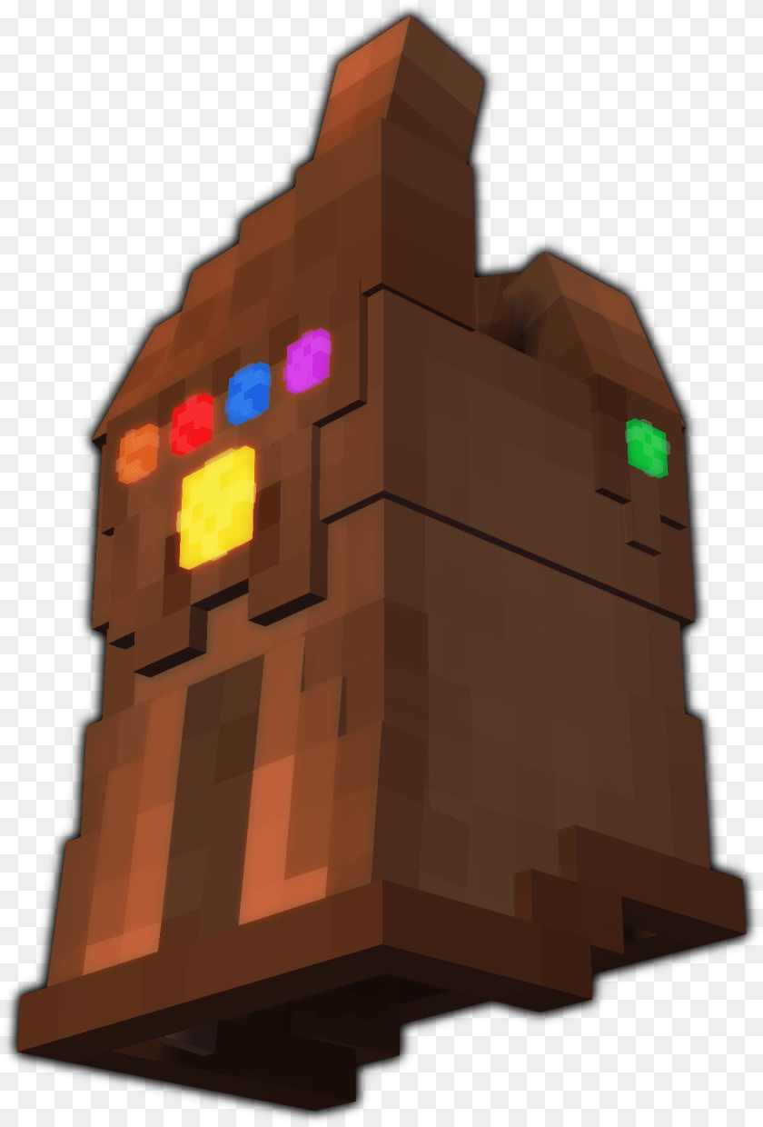 Mine Imator Infinity Gauntlet Rig, Brick, City, Light Sticker PNG