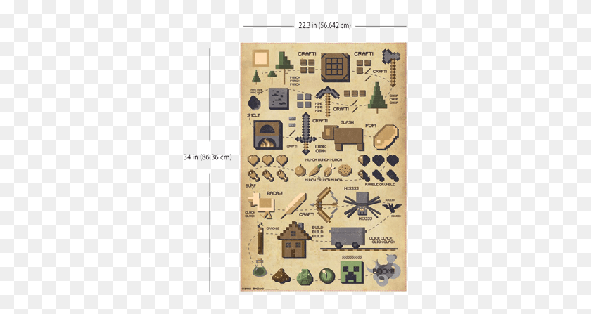 320x387 Minecraft Animal Figures, Plan, Plot, Diagram HD PNG Download