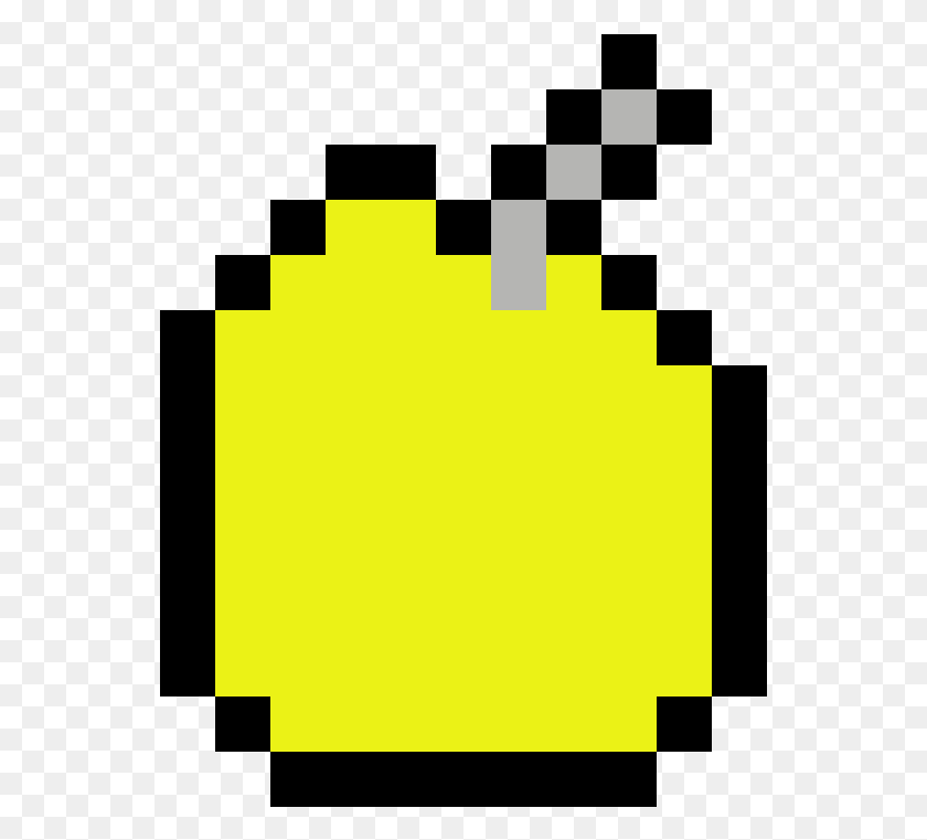 551x701 Minecraft Apple Coloring, Pac Man, Первая Помощь, Текст Hd Png Скачать