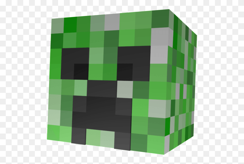 519x505 Minecraft Creeper Head Transparent, Green, Chess, Game HD PNG Download