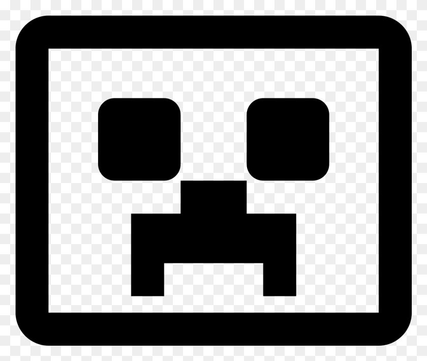 1264x1054 Minecraft Creeper Icon Free And Vector Customer Membership Icon, Gray, World Of Warcraft HD PNG Download