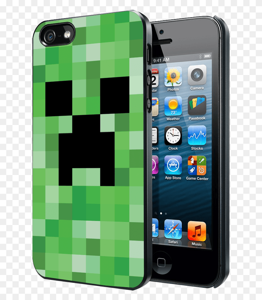 634x900 Minecraft Creeper Iphone 4 4S 5 5S 5C Case Train Your Dragon Чехол, Мобильный Телефон, Телефон, Электроника Png Скачать