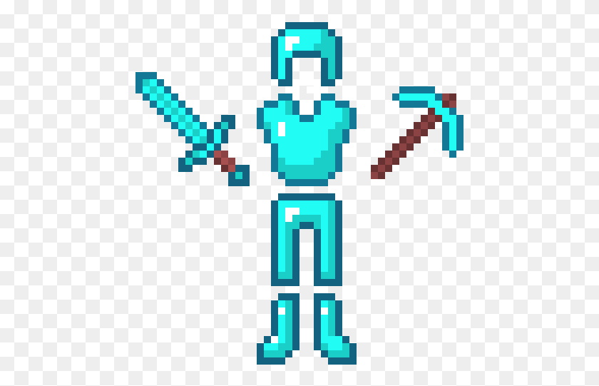 461x481 Descargar Png Minecraft Diamond Tools And Armor, Minecraft Diamond Armor, Cruz, Símbolo, Texto Hd Png