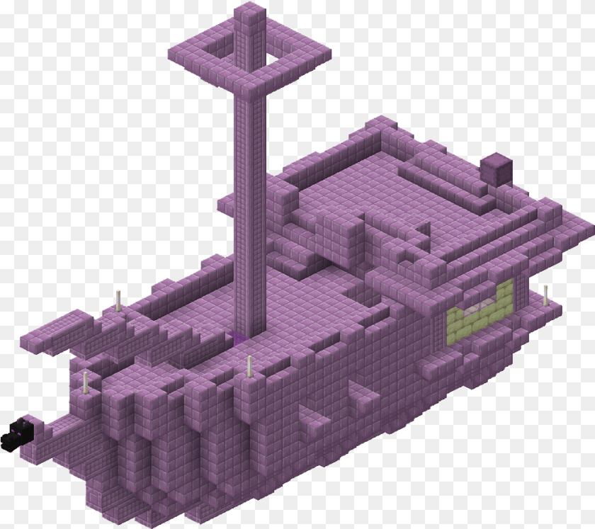 Minecraft End City Ship, Toy, Cad Diagram, Diagram Clipart PNG