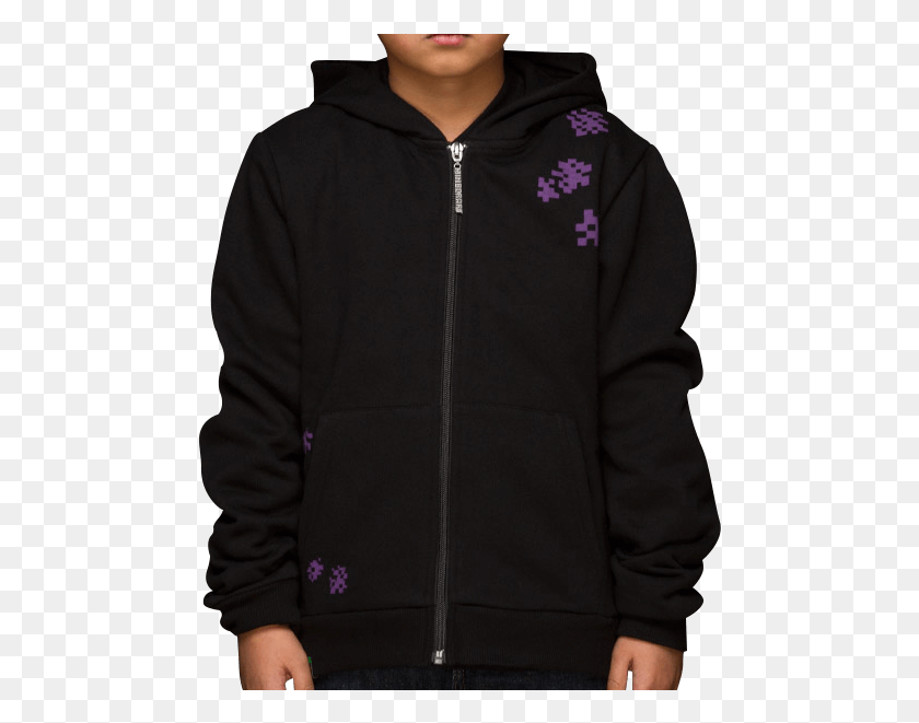 478x601 Minecraft Enderman Jacket Hoodie, Clothing, Apparel, Sweatshirt HD PNG Download