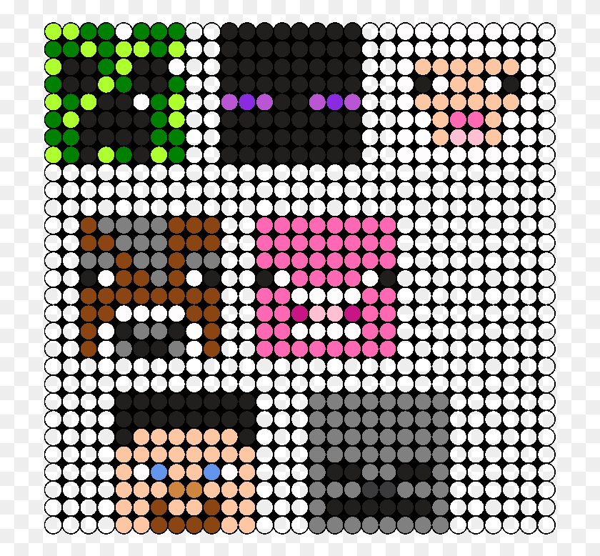 717x718 Minecraft Face Bead, Scoreboard, Light, Led HD PNG Download