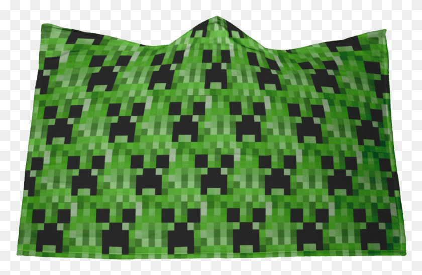 996x624 Minecraft Hooded Blanket Creeper Large Size Warm Wearable Minecraft Blanket, Pillow, Cushion, Rug HD PNG Download