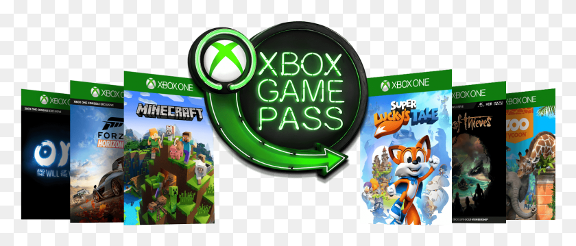 1550x596 Minecraft Is Coming To Xbox Game Pass On April 4th Cartoon, Light, Neon, Person HD PNG Download