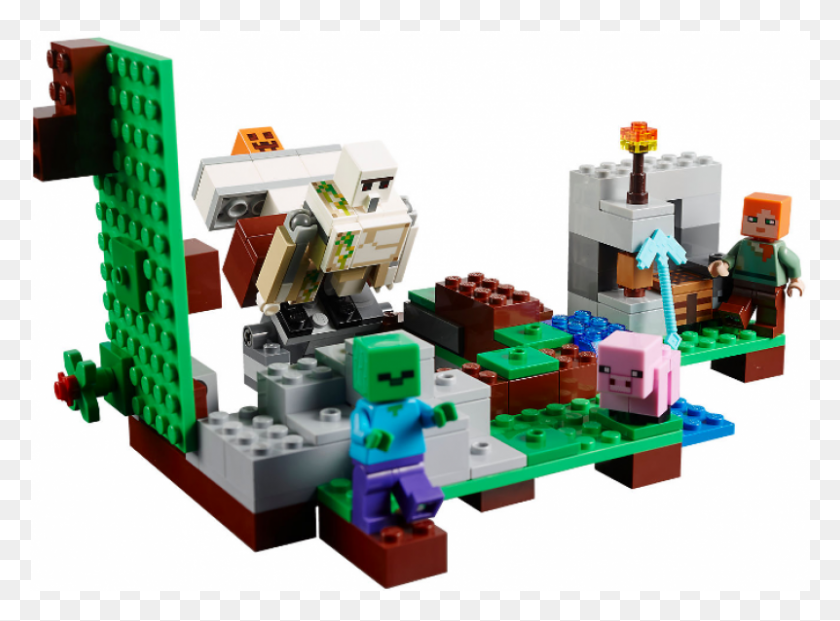 801x577 Minecraft Legos Golem, Electrical Device, Toy, Building HD PNG Download