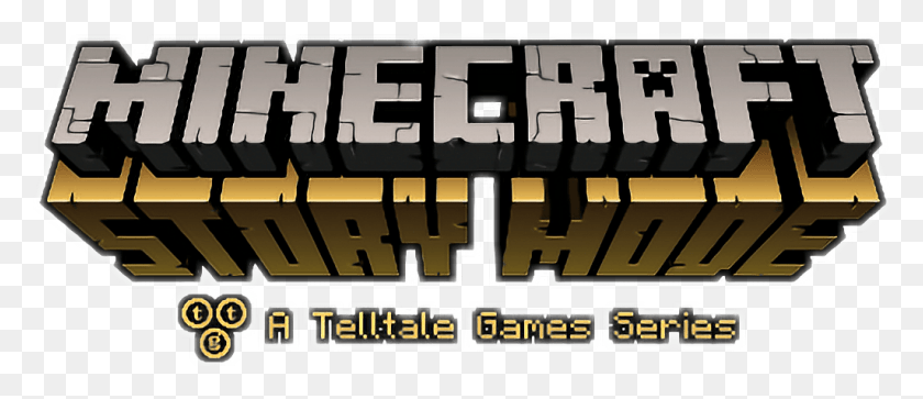 1024x399 Minecraft Logo Minecraft Story Mode Mcsm Minecraft Story Mode, Text, Poster, Advertisement HD PNG Download