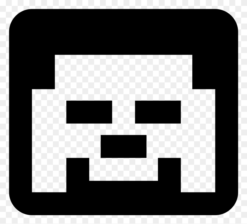 1335x1201 Minecraft Main Character Icon, Gray, World Of Warcraft HD PNG Download