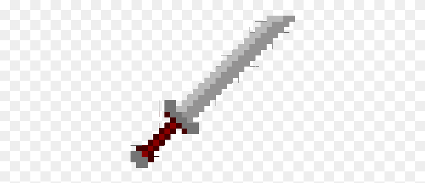 326x303 Minecraft Minecraftsticker Pixel Katana Sword Minecraft Redstone Shovel, Weapon, Weaponry, Blade HD PNG Download