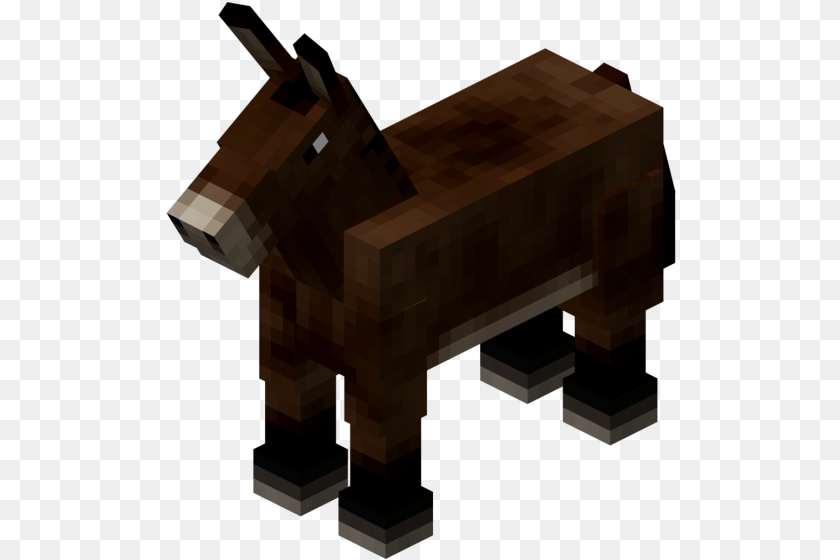 Minecraft Mule, Animal, Mammal, Donkey Transparent PNG
