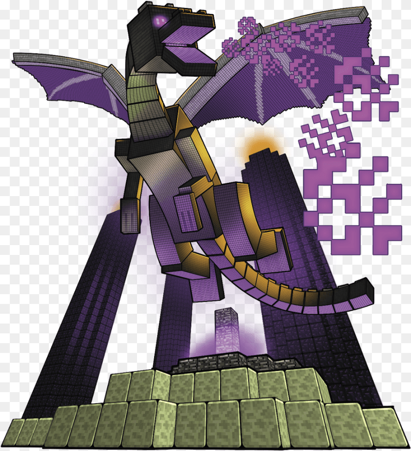 928x1016 Minecraft Mutant Ender Dragon Wallpaper Minecraft Wallpaper Ender Dragon, Purple, Baby, Person Sticker PNG